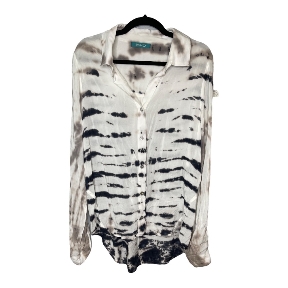 River + Sky Organic Cotton Long Sleeve Blouse